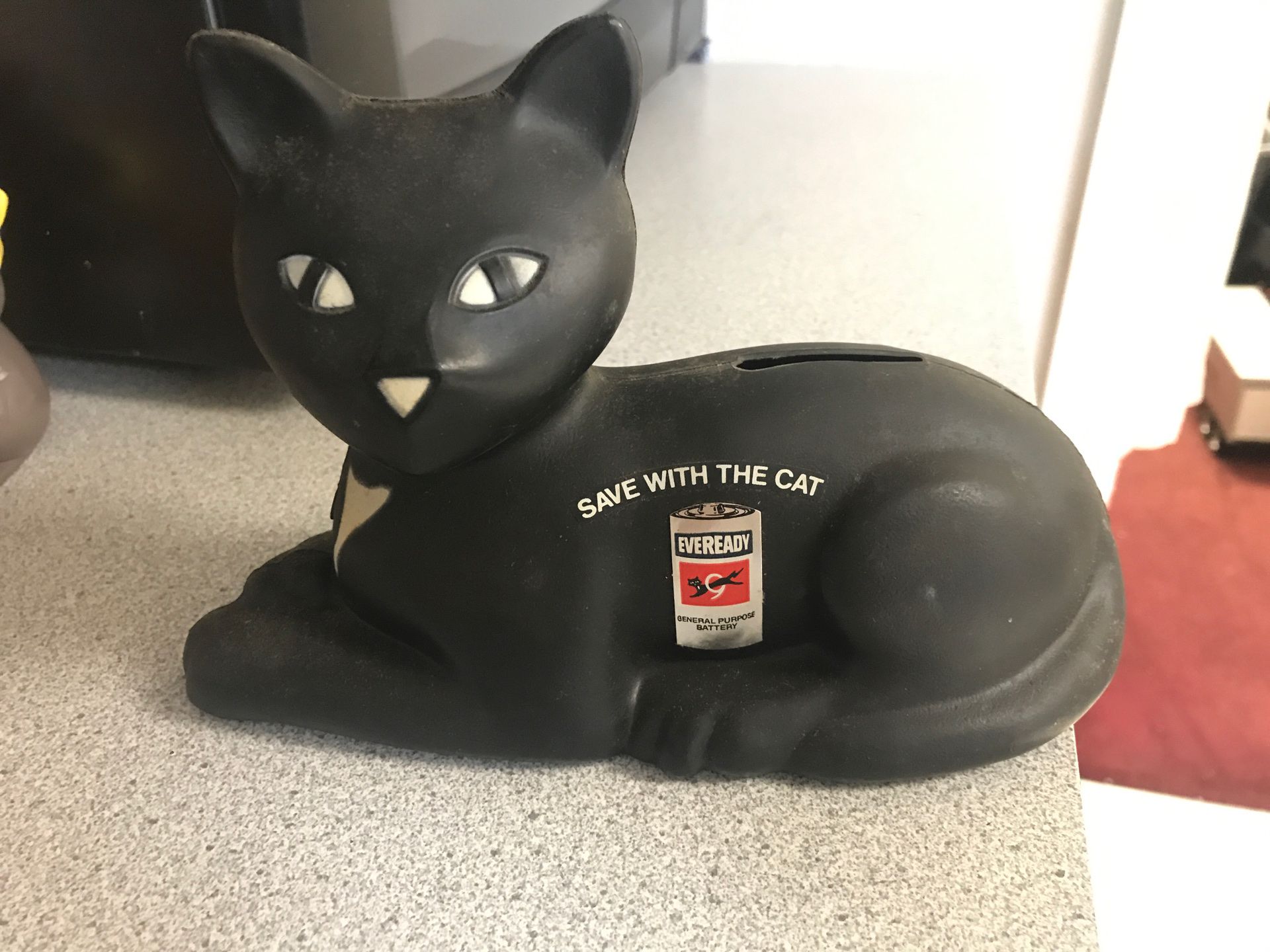 Eveready Batteries Cat Bank