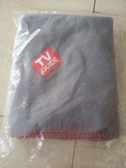 New TV Guide Throw Still In Plastic
