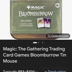 Magic bloomburrow tin box
