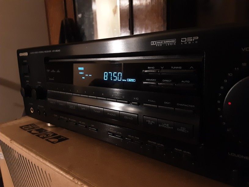 Kenwood KR-V8040 Audio Video Receiver With Remote Dolby DSP Digital