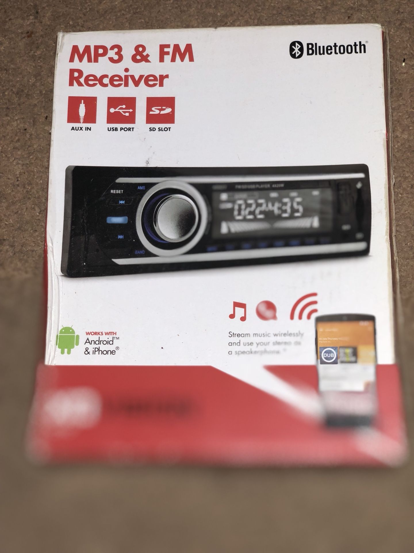 Car stereo Bluetooth enabled