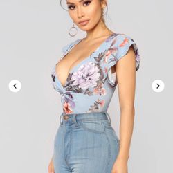 Flower Bodysuit Fashion Nova