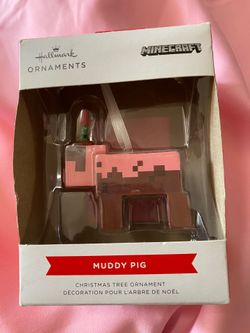 Hallmark Minecraft Muddy Pig Ornament