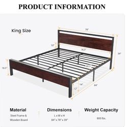 King Bed Frame