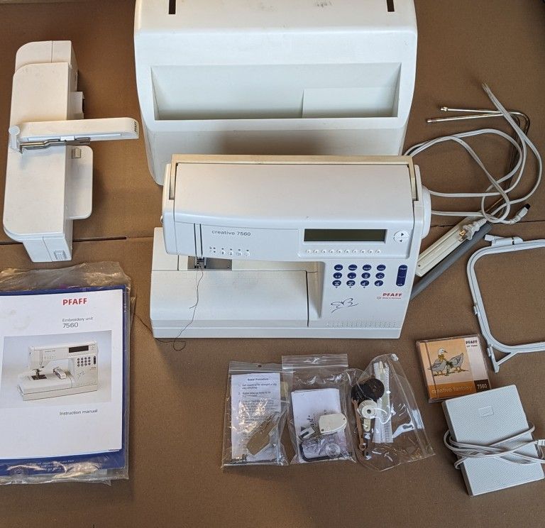 Pfaff  7560 Embroidery Sewing Machine 