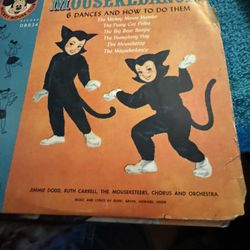  Vintage Walt Disney 78 RPM Mousekedances