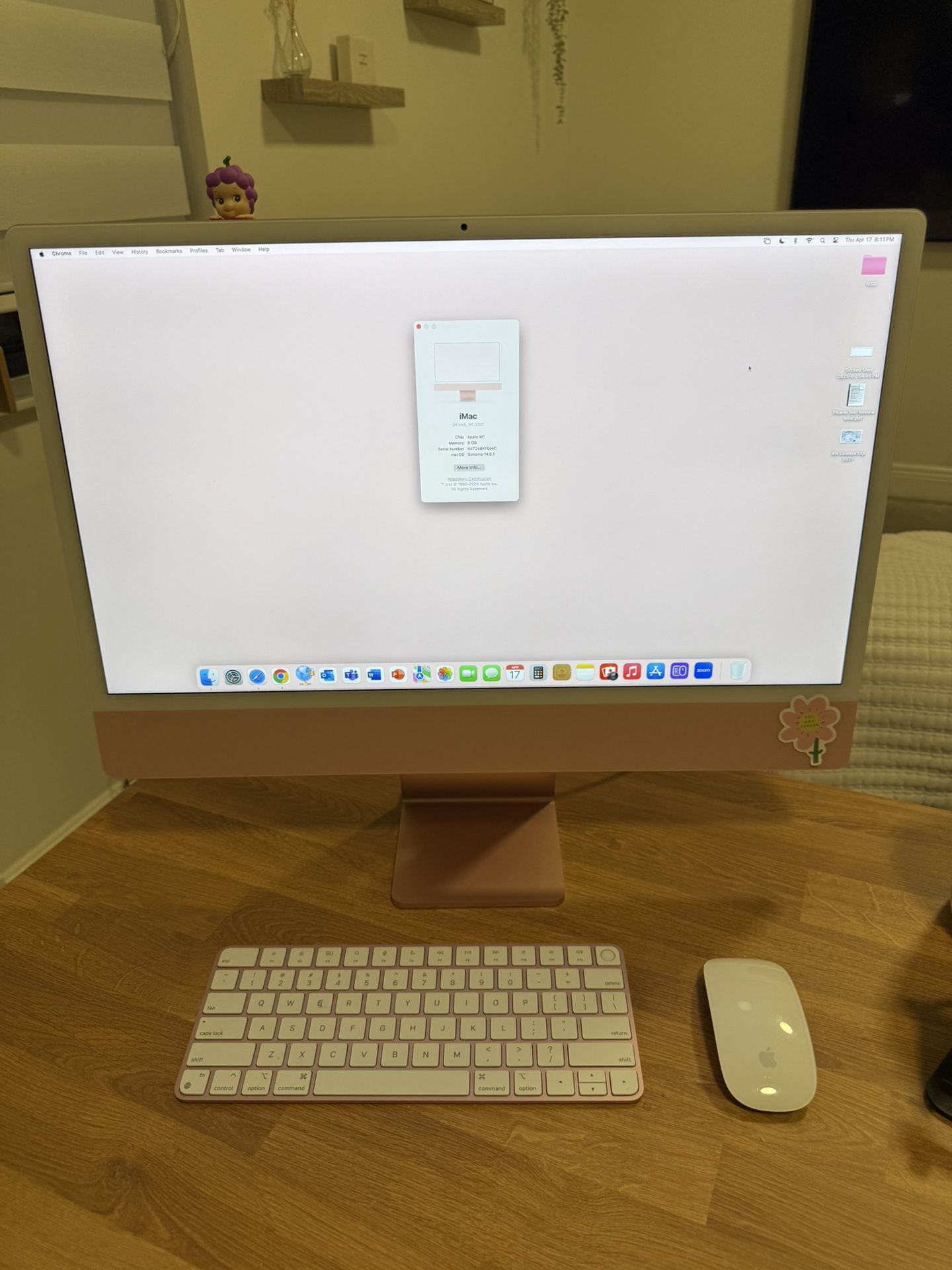 Pink iMac 24in 2021 8GB