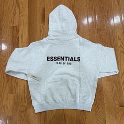 Fear Of God Essentials Hoodie SS22 Light Oatmeal Size XXL EXTRA EXTRA LARGE