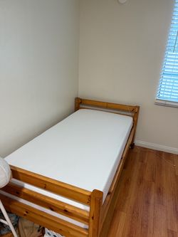 Free twin Xl frame & mattress