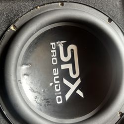 Two 12” Spx Pro Audio Subwoofers 