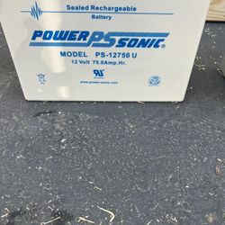 Power PS Sonic Model 12750 U Rechargeable Battery