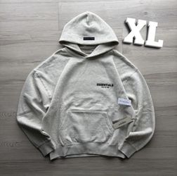 🔥 PREMIUM ESSENTIALS HOODIE – LIGHT OATMEAL – FEAR OF GOD – NEW