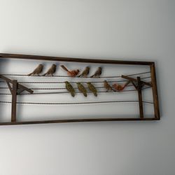 Metal Wall Decor-Birds On A Wire