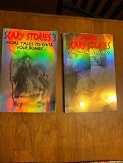 2 Scary Stories books