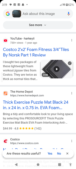 Foam fitness 2×2 3/4