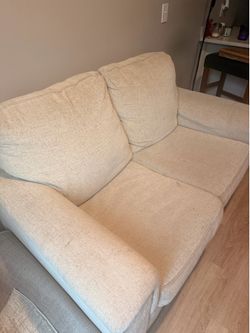 Beige Love seat