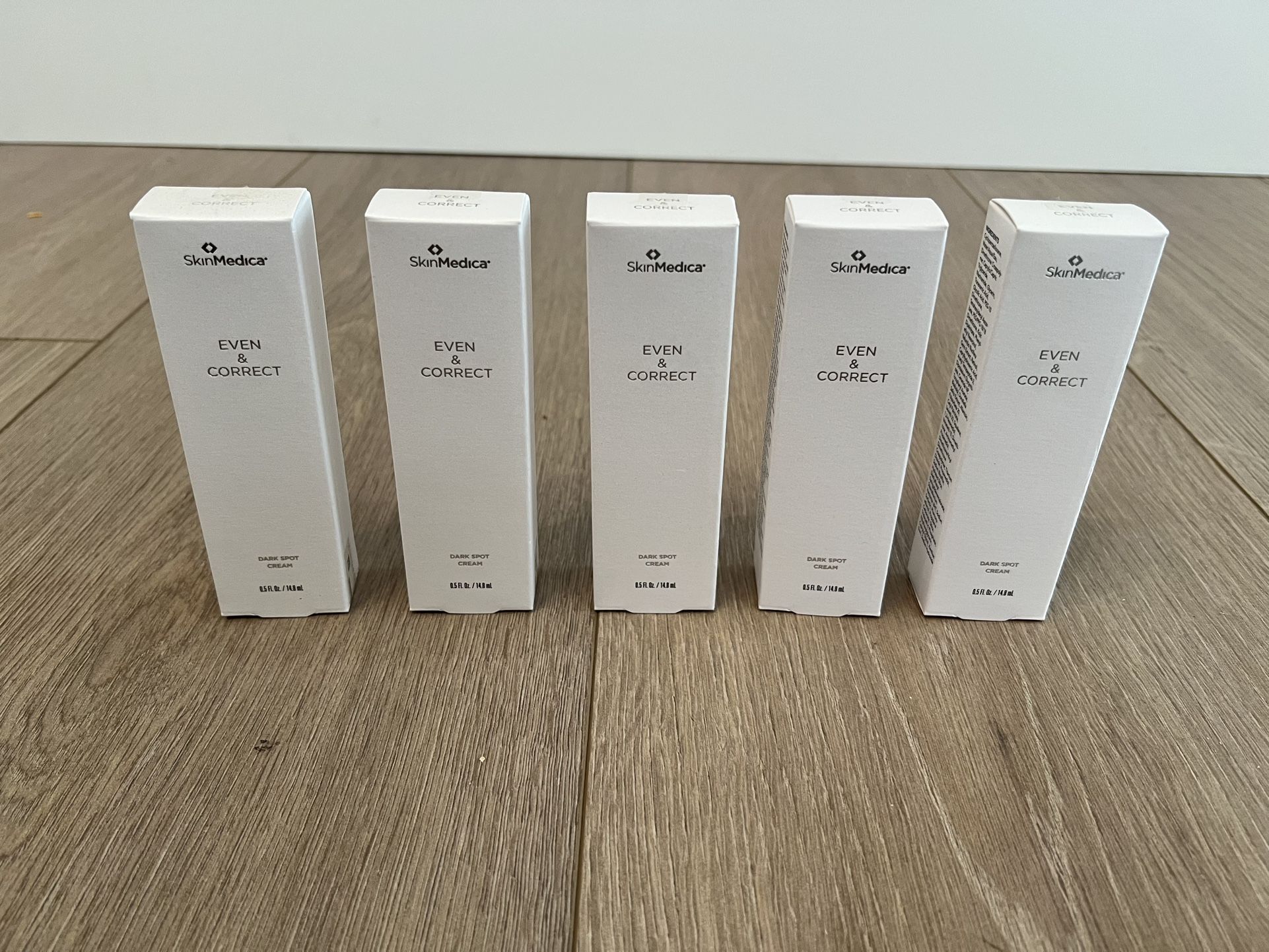 5 BRAND NEW- SkinMedica Even & Correct Dark Spot Cream 0.5 fl oz