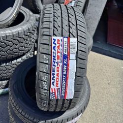 215/55R17 American Roadstar 4 new tires Free Mount Balance installed 215/55/17 Ilantas
