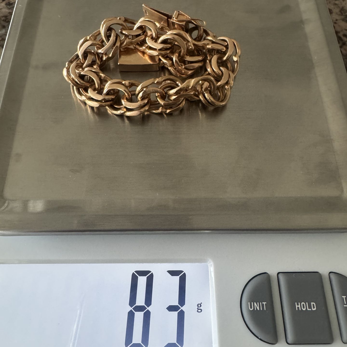 Gold bracelet 14K rose gold