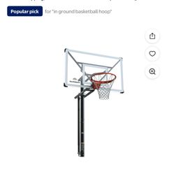 Silverback SBX 54" In-Ground Basketball Hoop with Adjustable-Height Backboard ($499MSRP)
