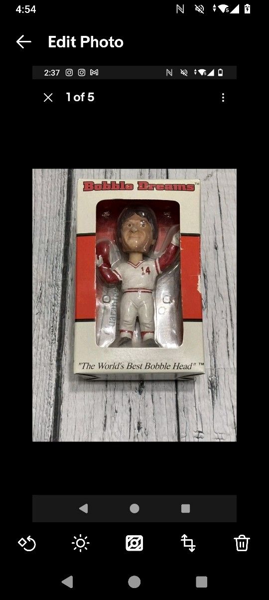 Pete Rose Farewell To Riverbend Bobblehead