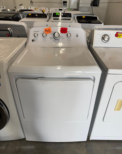 Gas Dryer – Brand Not Shown, White, Auto Dry, 6.5 cu ft