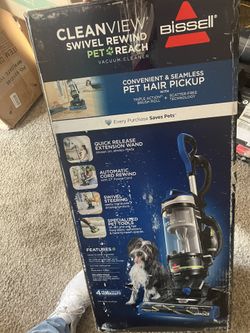 Bissell Swivel Rewind Pet Reach Vacuum 