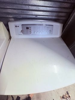 LG washer and dryer