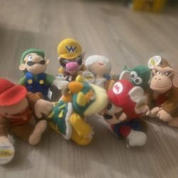 Collection of Retro Nintendo N64 Figures, New with their tags! BD&A!