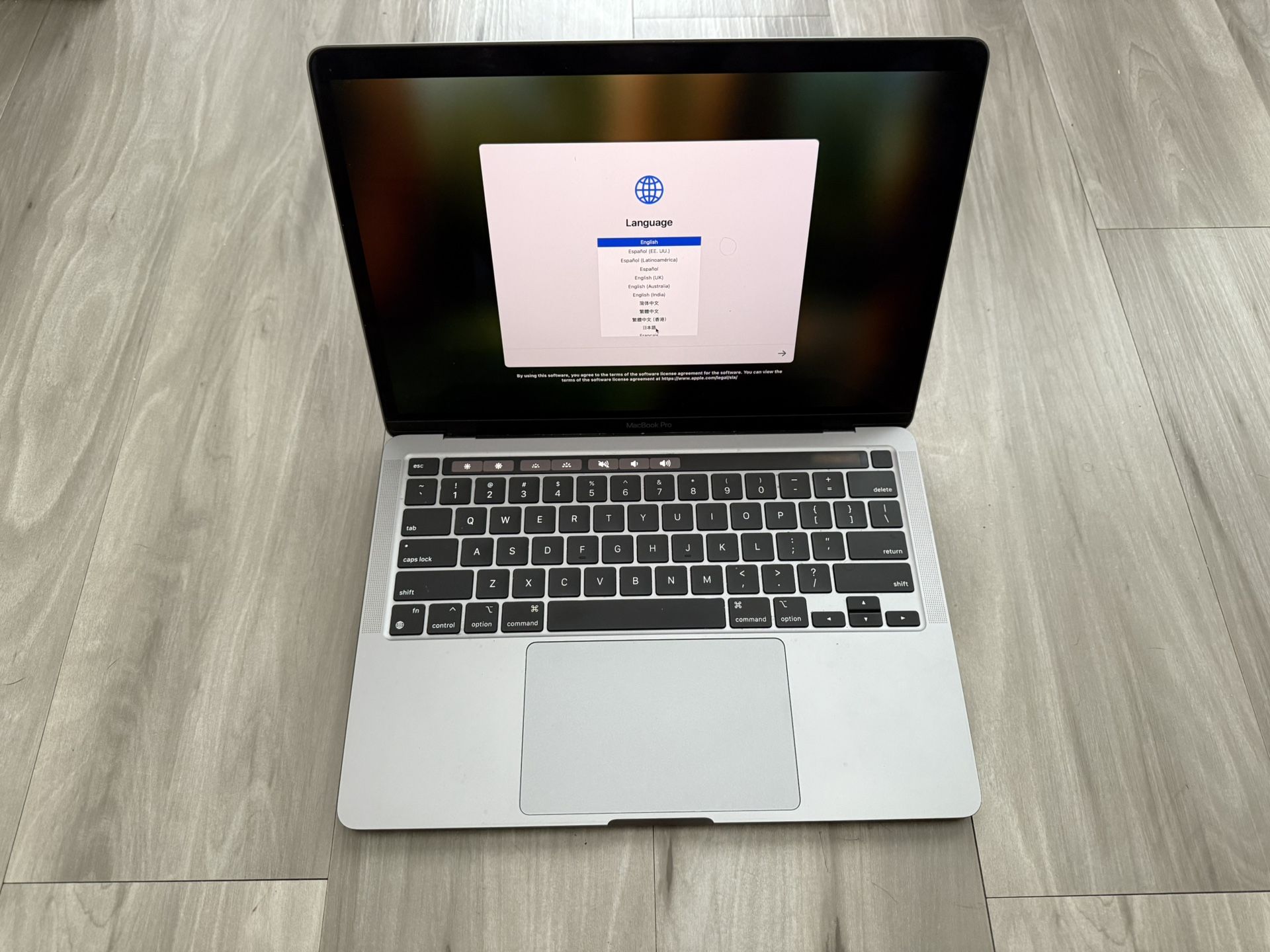 MacBook Pro M1 2020 256gb Storage 8gb Ram
