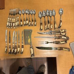 Antler Cutlery Set Solingen Germany