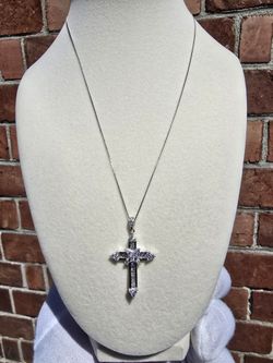 14k Lab Diamond Necklace 