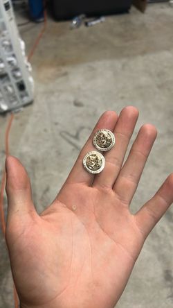 BAYAM "The World is Yours" Studs - Solid 10K Gold - Scarface Edition - $250