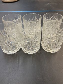 Double Old Fashioned Tumbler Glasses, Set of 6 