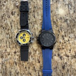 Two watches psycho and Michael Kors