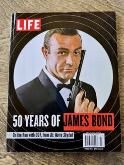 LIFE Magazine - 50 Years of James Bond: On the Run with 007, From Dr. No to Skyfall