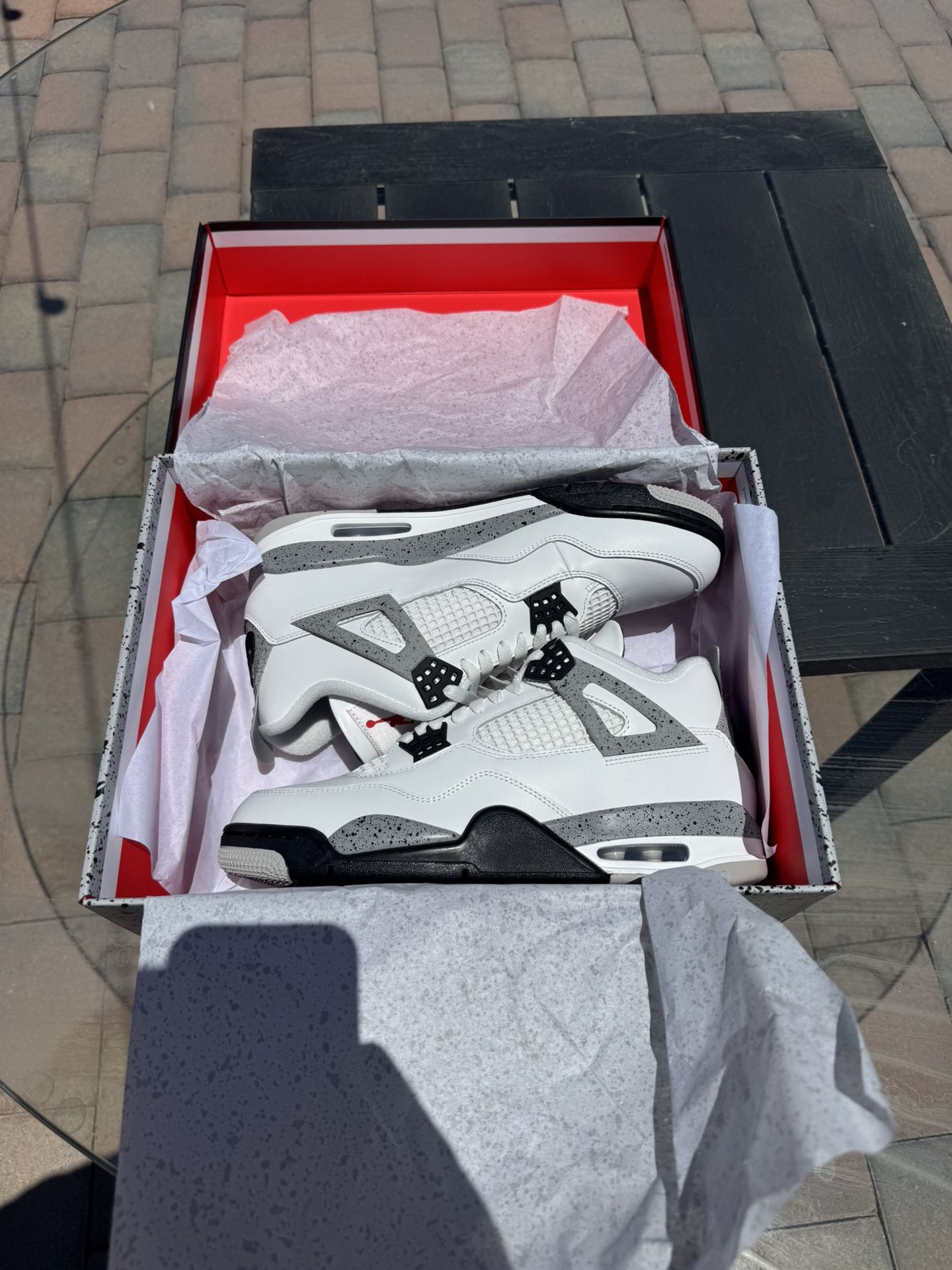 Jordan 4 White Cement