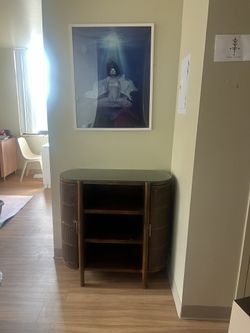 Console Table With Custom Glass Top