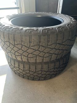 2 used Goodyear wrangler tires