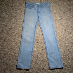 Levi's 314 Shaping Straight Women's Light Blue Wash Denim Jeans Size 30 X 32