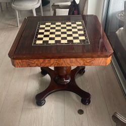 Game Table 33 Inch  Square Top 31 Inch Height