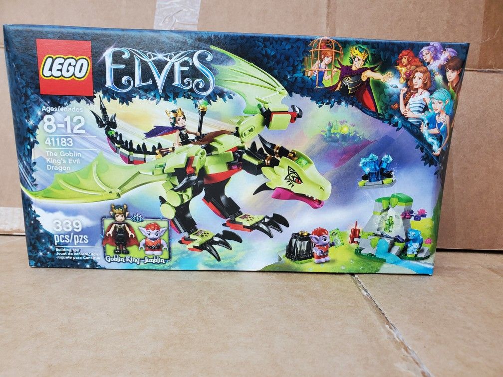 LEGO ELVES 41183 The Goblin King's Evil Dragon NISB