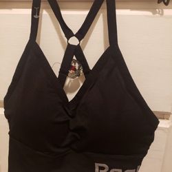 Reebok Black Sports Bra New