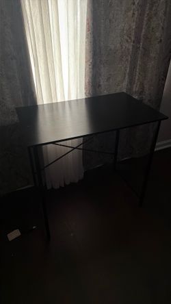 Black desk