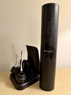 CIRCLE JOY 7-in-1 Rechargeable Electric Wine Opener Gift Set – Complete