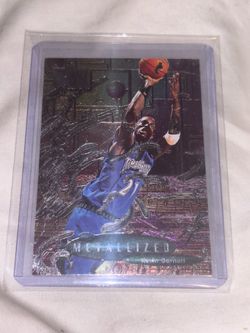 Kevin garnett Metal universe basketball card