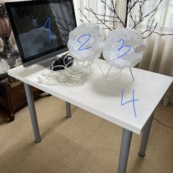 Table/2 Nightstand Lamps/All-in-one Desktop
