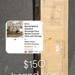 marble console table