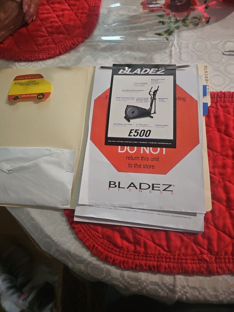 Blades E500 Elliptical