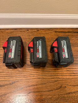 M18 Red Lithium High Demand 6.0 Ah Batteries